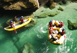 Rafting na Salze