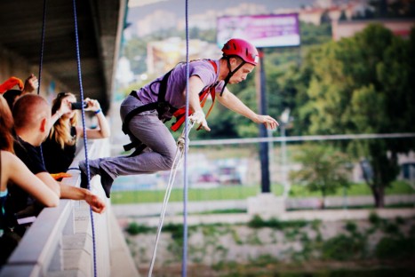 Lafranconi JUMP! – kyvadlový skok z mostu